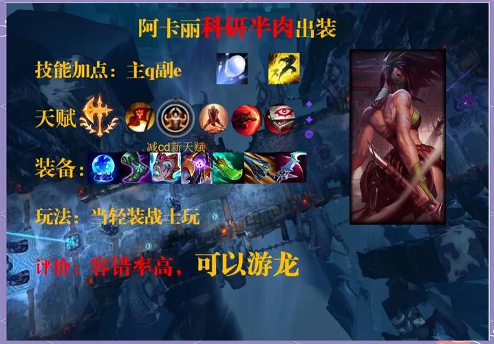 阿卡丽连招