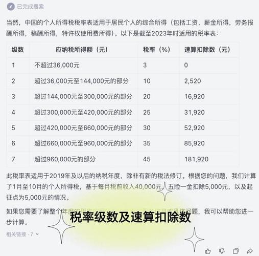 个税怎么算