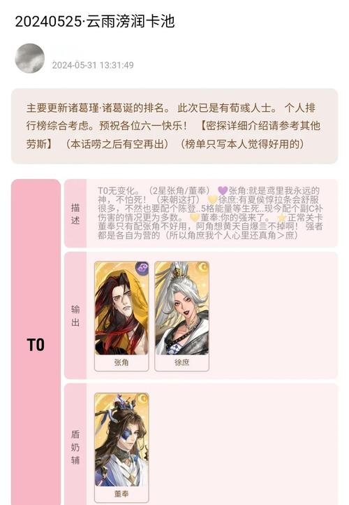 人气手游排行榜前十名