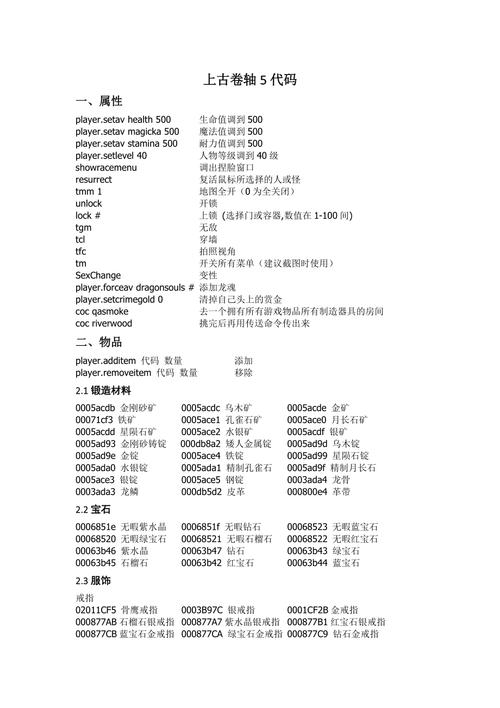 上古卷轴5负重